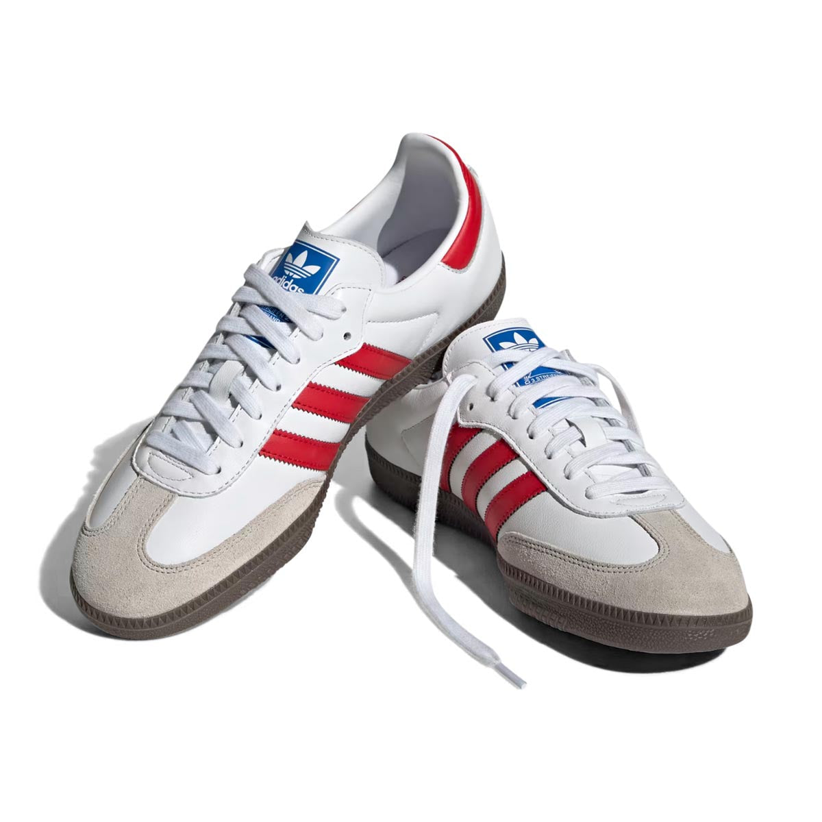 Adidas Samba OG White Better Scarlet Herren-Sneaker