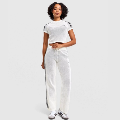 Adidas Kinteed Crochet Cali Tee Set Damen-Set