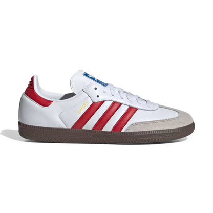 Adidas Samba OG White Better Scarlet Herren-Sneaker