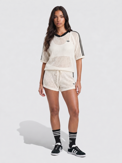 Adidas Originals Knitted Crochet Set Off White Damen-Set